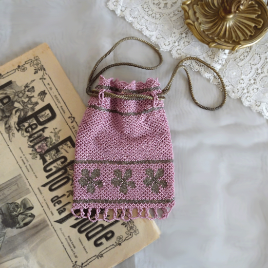 アンティーク ビーズバッグ | フランス ガラスビーズのレティキュール