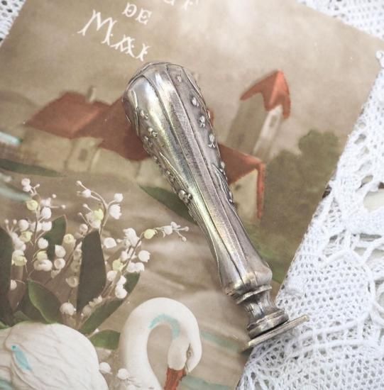 アンティーク カシェ | フランス 20世紀初頭 すずらんのカシェ