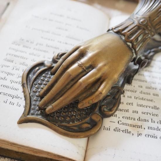 アンティーク ハンドクリップ | フランス 20世紀 貴婦人の手のクリップ