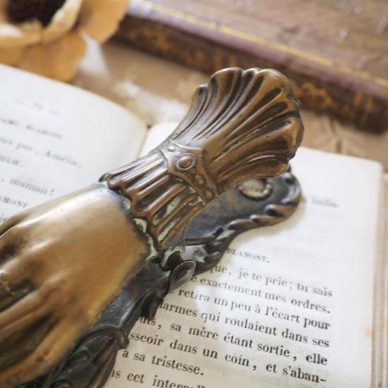 アンティーク ハンドクリップ | フランス 20世紀 貴婦人の手のクリップ