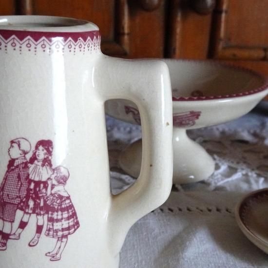 アンティーク ディネット | フランス Moulin Roty 陶器のディネット