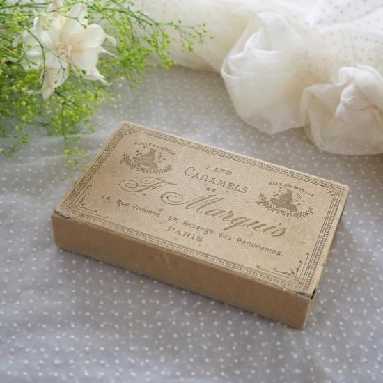 アンティーク 紙箱 | フランス 19世紀 ショコラ・フランソワ・マルキ