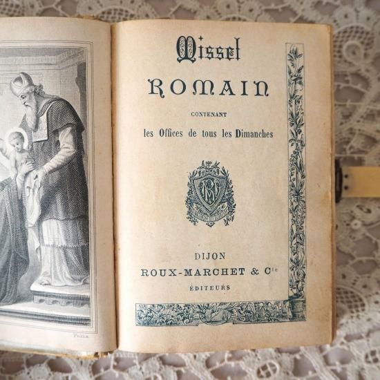 アンティーク 聖書 | フランス 20世紀初頭 セルロイド製の祈祷書 ミサ