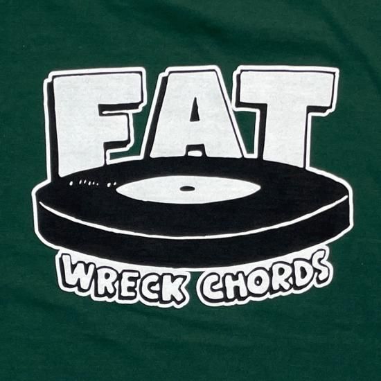 HS×FAT LOGO T-shirt（GREEN） - Hi-STANDARD OFFICIAL WEB STORE