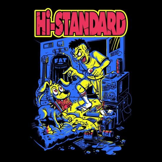 JOEL ZIP HOODIE（BLACK） - Hi-STANDARD OFFICIAL WEB STORE