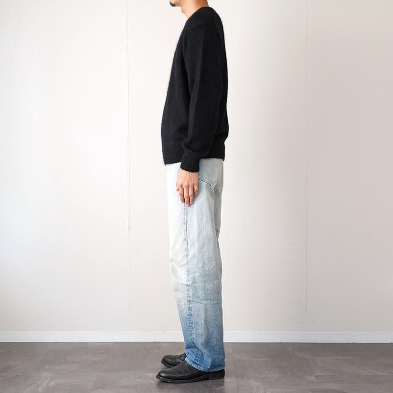 BATONER / バトナー】PURE MOHAIR CREW NECK BLACK - THIRTY' THIRTY