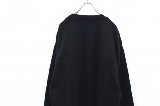 YOKE | OVERSIZED PIPING SWEAT(BLACK) | パイピングスウェット