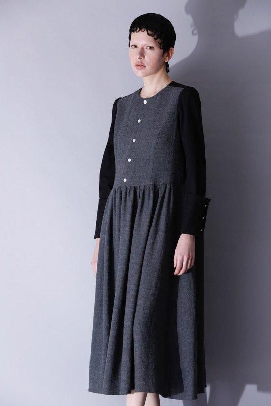 wool biella combination one-piece - SUNAOKUWAHARA ONLINE STORE