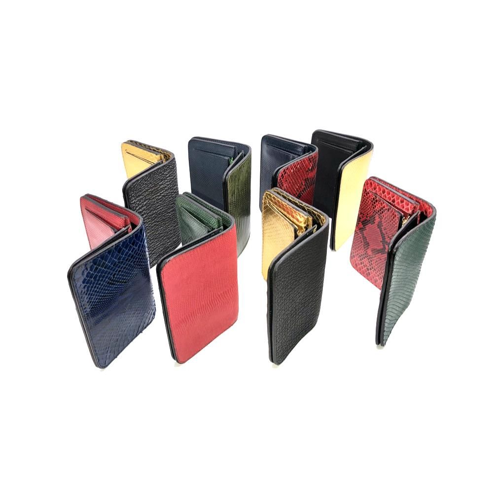 オールEーレザー／シャイニングブルーパイソン＆シャイニングネイビー