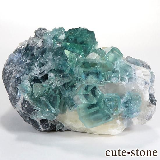 中国 福建省産グリーンフローライト（原石・鉱物標本）171g - cute stone -