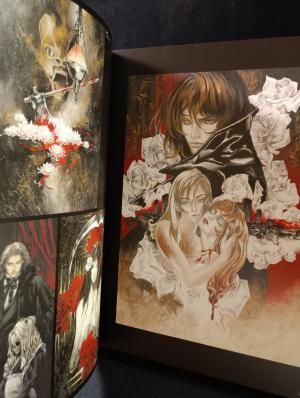 緋いユリ Santa Lilio Sangre : 小島文美画集 小島文美 飛鳥新社 ※帯