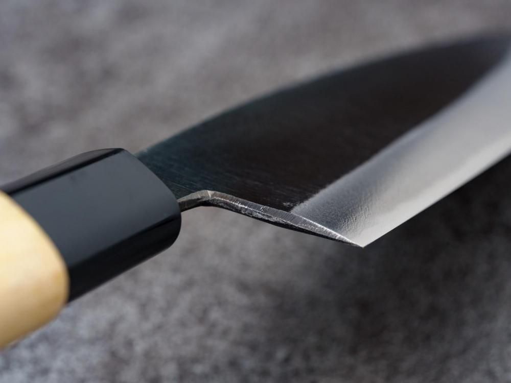 イカ割き包丁 120mm | 小出刃・両刃 - ≪能登包丁通販≫ 明治四十一年