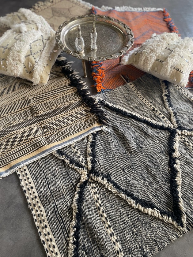 モロッコ ザナフィ RUG 約120×65m ミックスザナフィラグ モロッコ