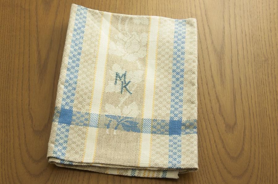 ローズ柄リネンクロス - アンティークとテディベアの店 Parade（パラード）