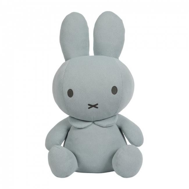 ミッフィー ぬいぐるみ (グリーングレー ニット) - Nijntje・Miffy