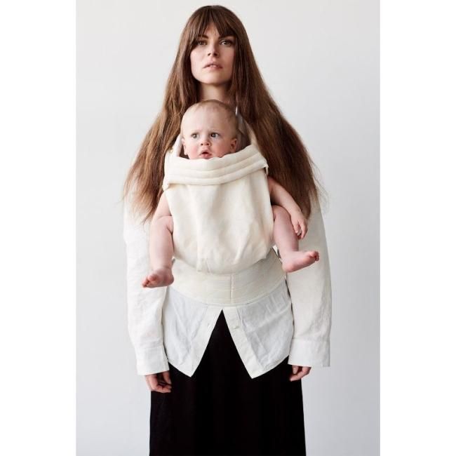 Artipoppe アーティポッペ 抱っこ紐 クリーム色 コットン製 Artipoppe