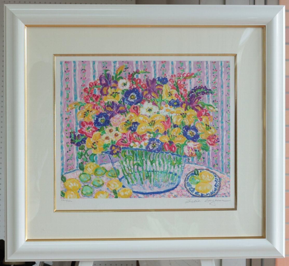 シルクスクリーン レスリー・セイヤー「ハッピー・リリース」商品番号