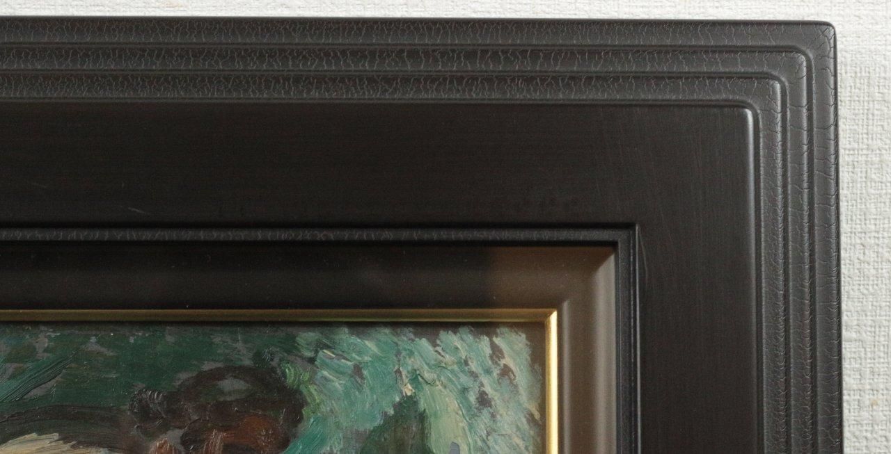 油彩・板絵 安宅安五郎 「タヒチ風景 F4」 商品番号06102901- 絵の