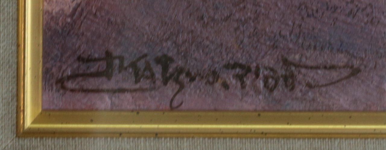 油彩 松尾洋明 「シオンの丘」商品番号808 - 絵のある暮らし・絵になる