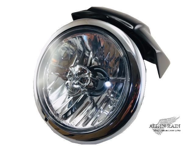 ALL-IN-RAIN】 ハーレーXL883 1200 スポーツスター用 スカルヘッド