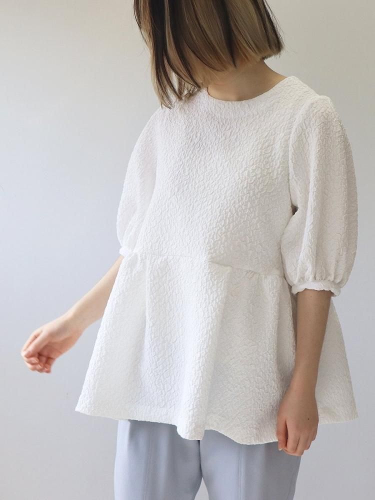 タックペプラムブラウス【873】 - 布と型紙のお店クルール