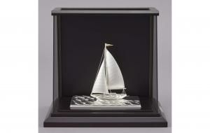 銀製 ヨット7号(スループ） スロープケース - TAKEHIKO - 武比古