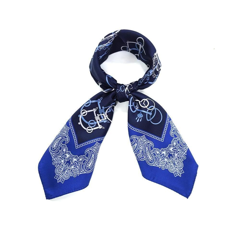 馬具＆ペイズリー(FEY-091) - 伝統横濱スカーフMarca(マルカ)公式