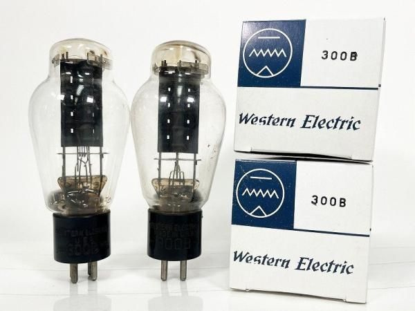 Western Electric 300B 刻印 2本 [34951] - ウエスタンラボ オンライン