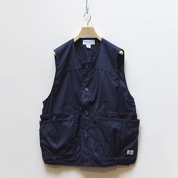 SASSAFRAS(ササフラス)/Overgrown Hiker Vest : C/N Oxford オーバー