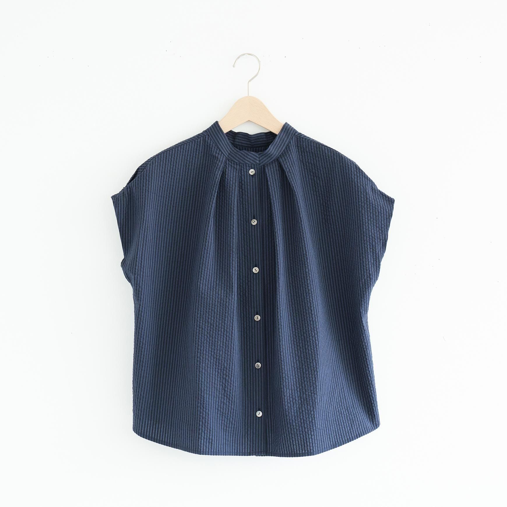 somewear clothing｜2way スタンドタックフレンチブラウス