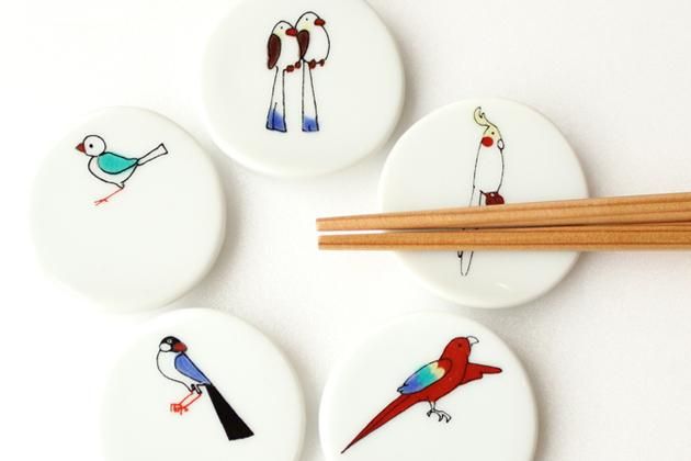 KUTANI SEAL（クタニシール）｜小鳥の箸置きセット B - テーブルウェア