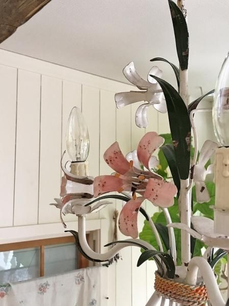 1920年代 フランス アンティーク 雨に濡れた可愛いお花のミニ