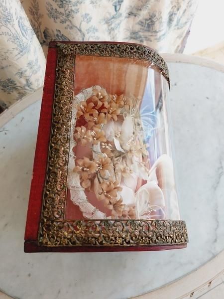 フランス製アンティークグローブドマリエガラスケース