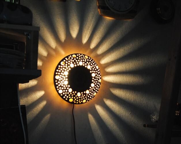 デンマーク 陶器のウォールライト 北欧アンティーク