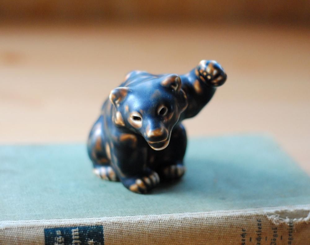 ヴィンテージ ロイヤルコペンハーゲン 子熊 陶磁器 インテリア