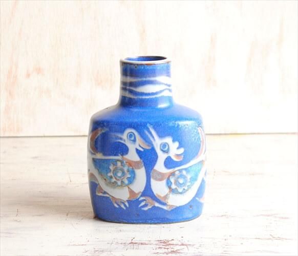 ロイヤルコペンハーゲン Baca 花瓶 鳥柄 ヴィンテージ