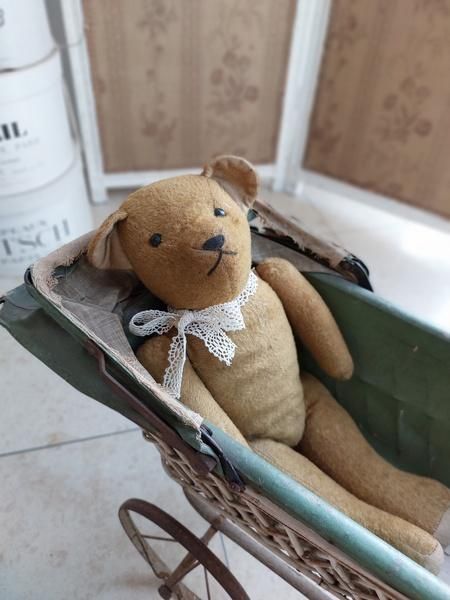 優しいベビーシッター アンティークベア フランス☆ テディベア