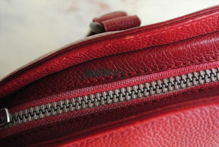 アンティーク オールドコーチ レザー ハンドバッグ イタリア製