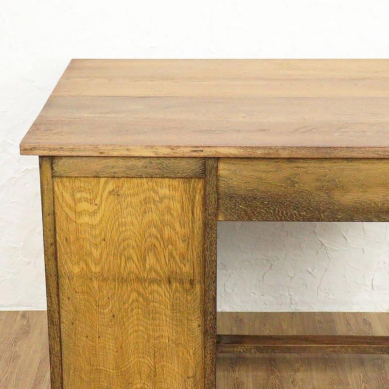 ヴィンテージ 昭和レトロ 木製 片袖机 勉強机 日本製