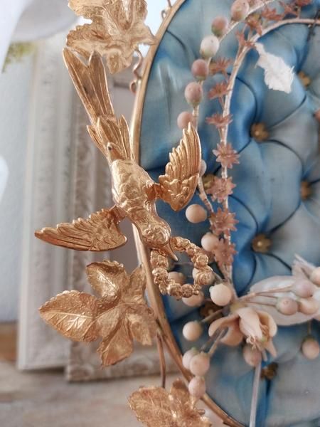 フランス製1900年代アンティークガラスドーム