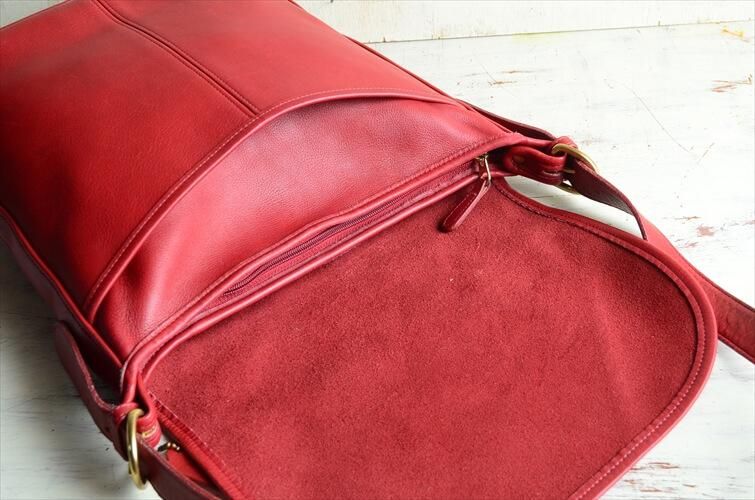 USA製 COACH オールドショルダーバッグ 本革ボルドー