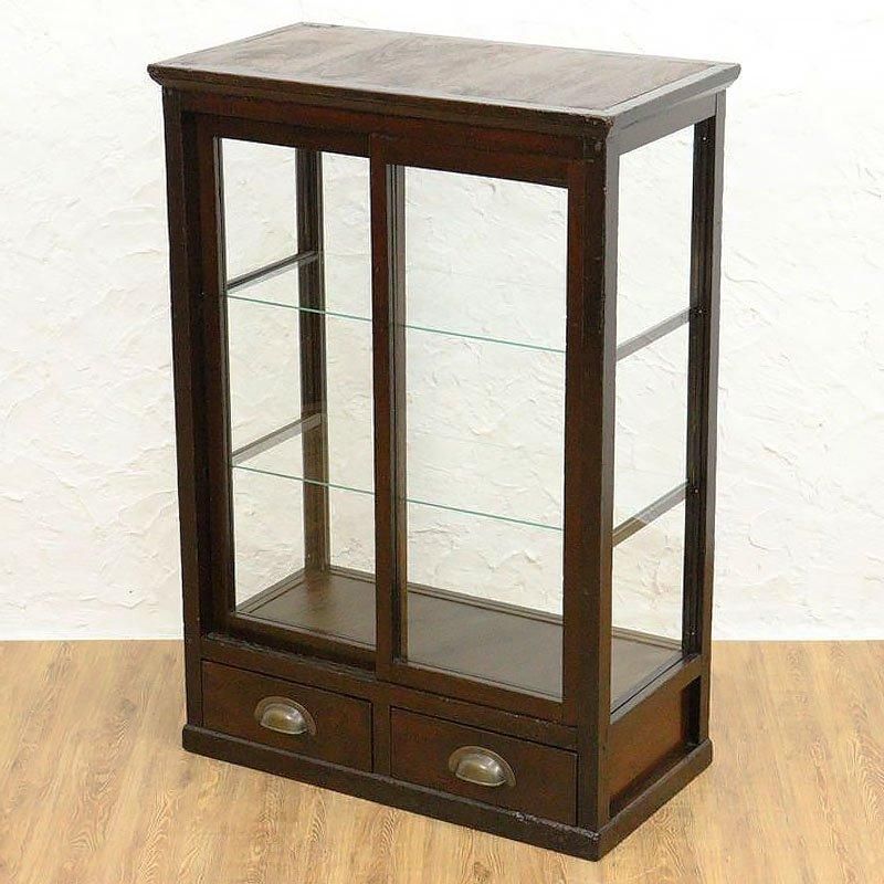アンティーク 大正ロマン ガラスケース コレクションケース