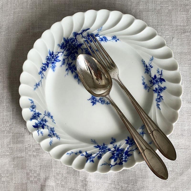 レトロなフランスカトラリーテーブルスプーン＆フォーク