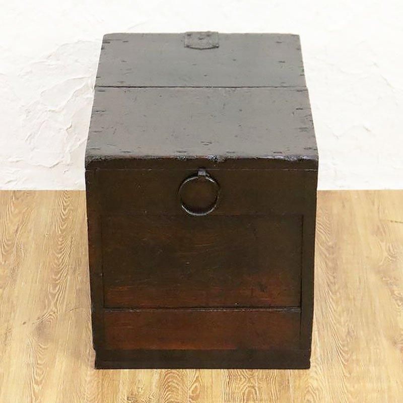 アンティークな日本製銭箱 江戸末期から明治時代