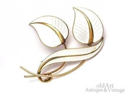 希少なノルウェー製アンティークシルバーブローチ Albert Scharning作