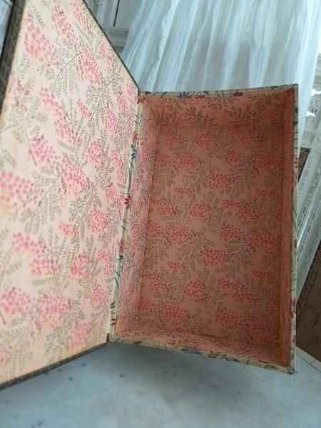 花柄カルトナージュボックス - アンティークモール＆蚤の市情報サイト