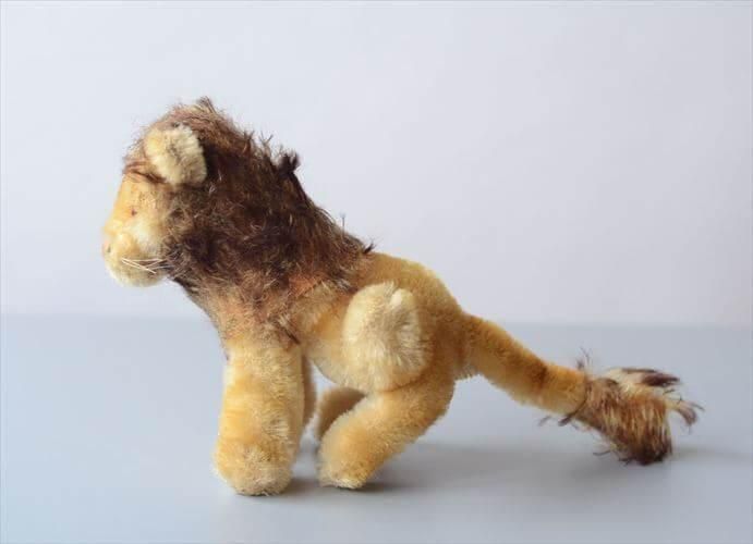 ドイツ製ヴィンテージぬいぐるみ 希少なライオンLeo