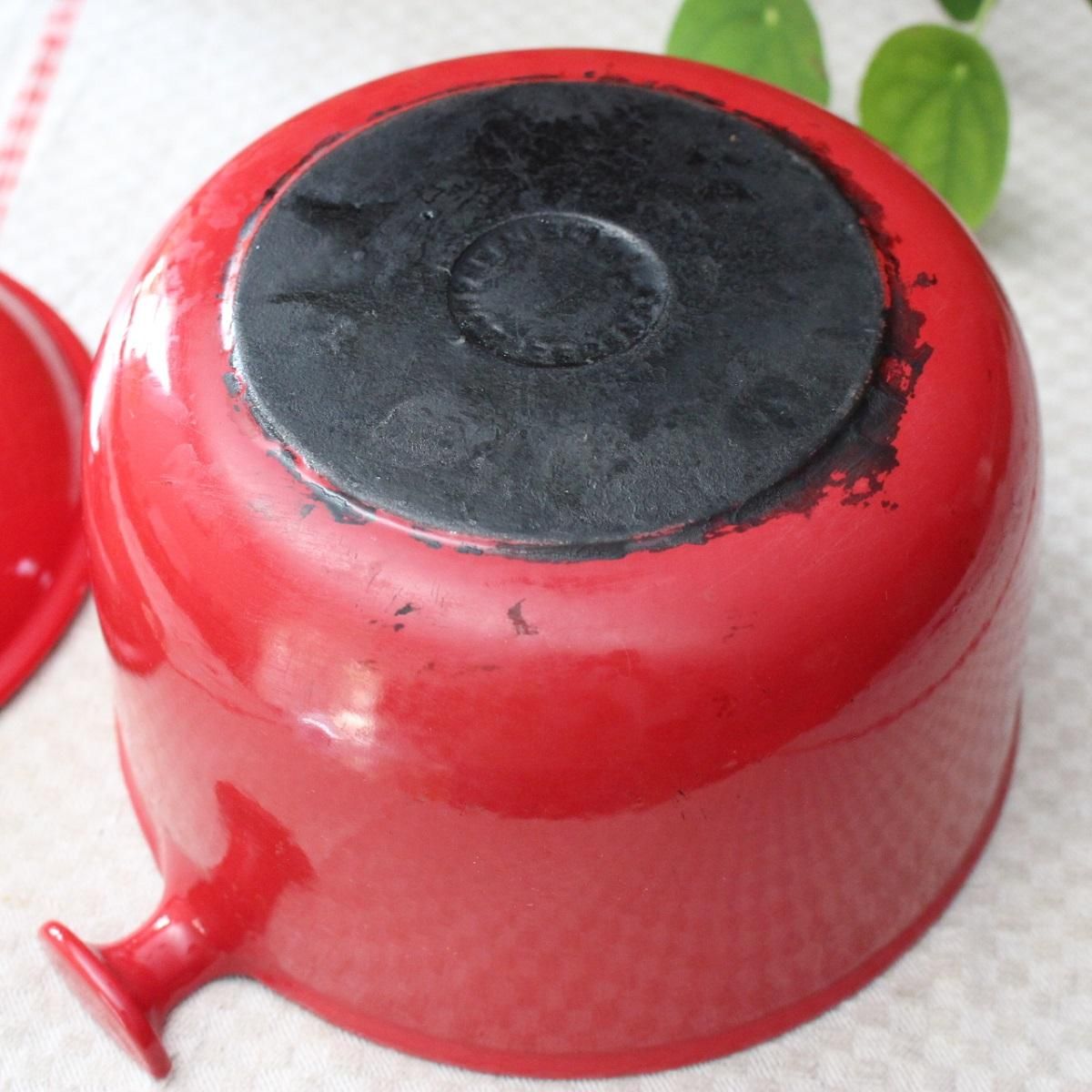 ルクルーゼ ビンテージココット チェリーレッド