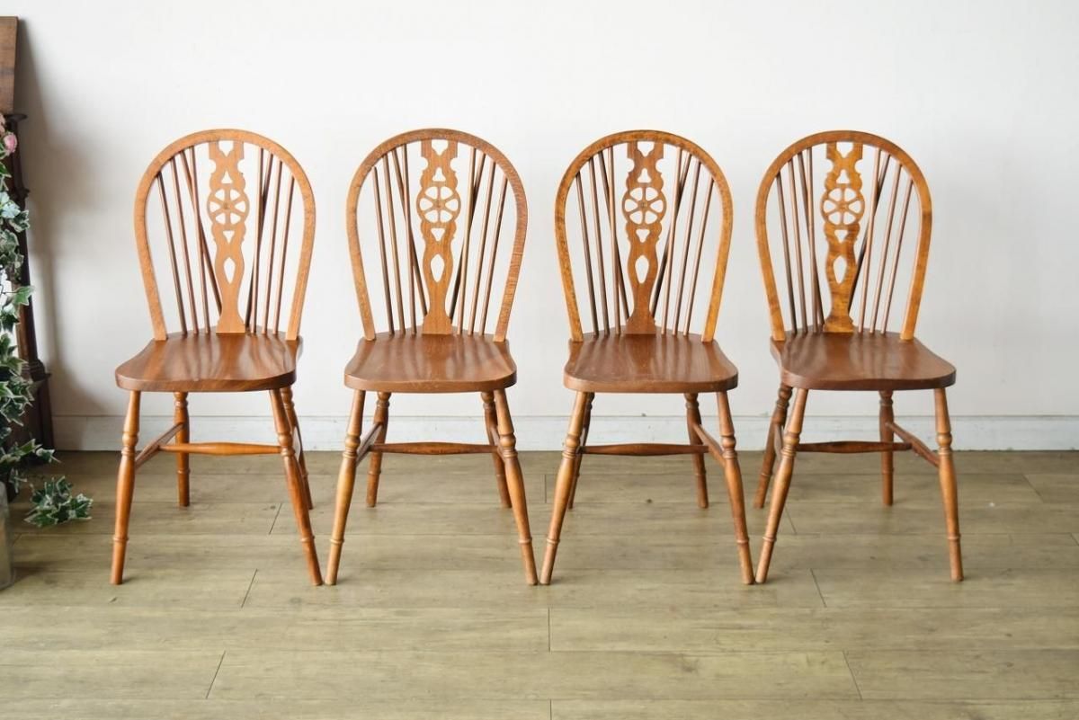 アンティーク ウィンザーチェア 4脚セット