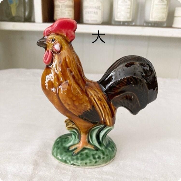 フランス 陶器製 雄鶏 オブジェ インテリアアクセント